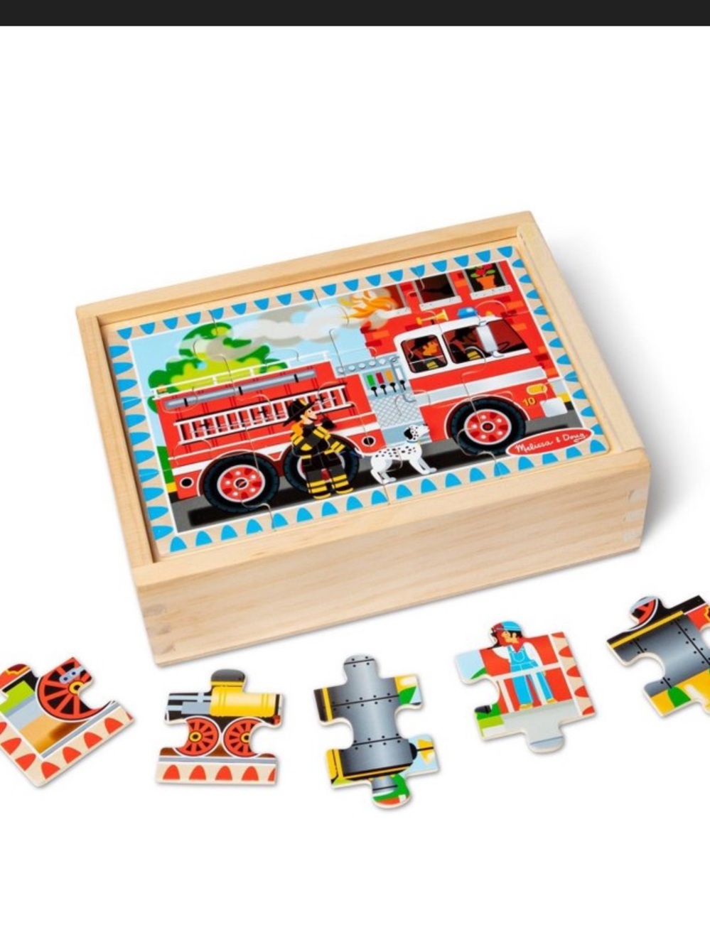 Melissa & Doug- Amazing Animals & Vehicles Wooden Jigsaw Puzzles Bundle
